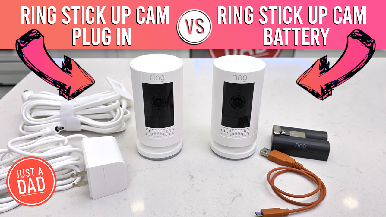 Watch Ring Stick Up Cam COMPARISON&colon; Plug-In vs Battery on